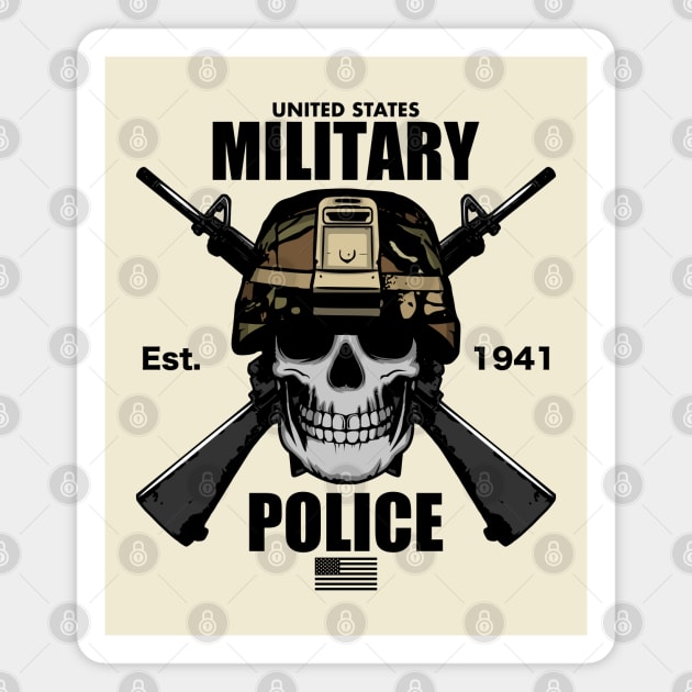 US Military Police Magnet by TCP